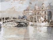 Childe Hassam Columbian Exposition Chicago oil painting picture wholesale